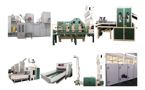 無膠棉生產(chǎn)線單機設備說明